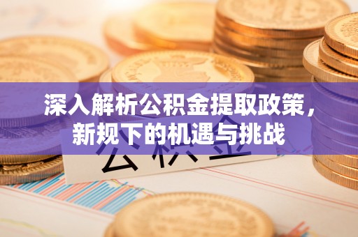 柯坪深入解析公积金提取政策，新规下的机遇与挑战