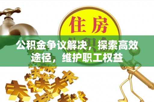 柯坪公积金争议解决，探索高效途径，维护职工权益