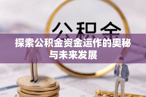 柯坪探索公积金资金运作的奥秘与未来发展